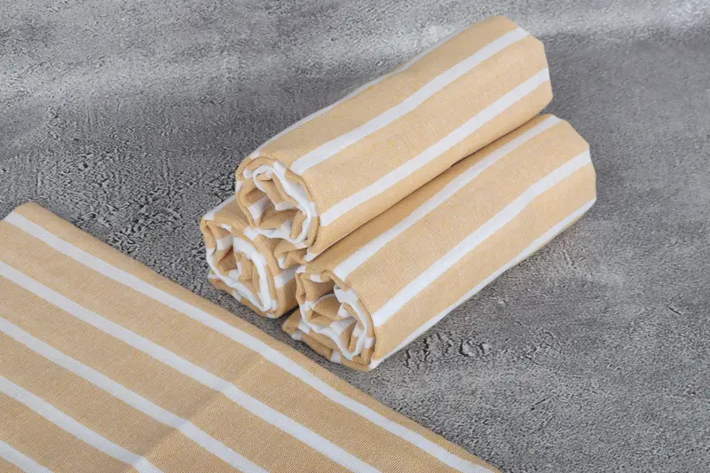 Soft and absorbent Turkish towel, 70x40 Cotton Striped Towel, Monogram Turkish Towel, Bachelor Gift, Turkish hand towel, Embroidered Towel - 8