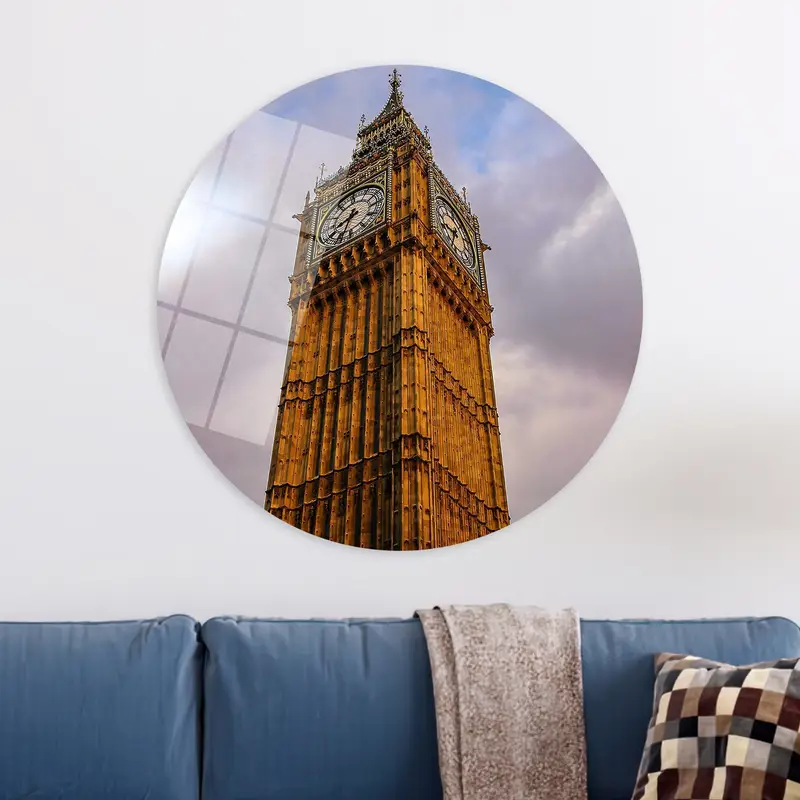 Elegant London Cityscape Canvas: Big Ben Tower Print