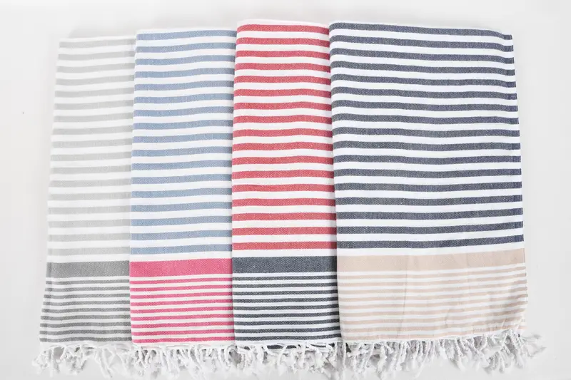 40x24 Cotton Striped Towel, Monogrammed Hand Towel, Bachelor Party Gifts, Towel With Name, Small Bath Towels, Bridesmaid Towel, Personalized Gifts - 3