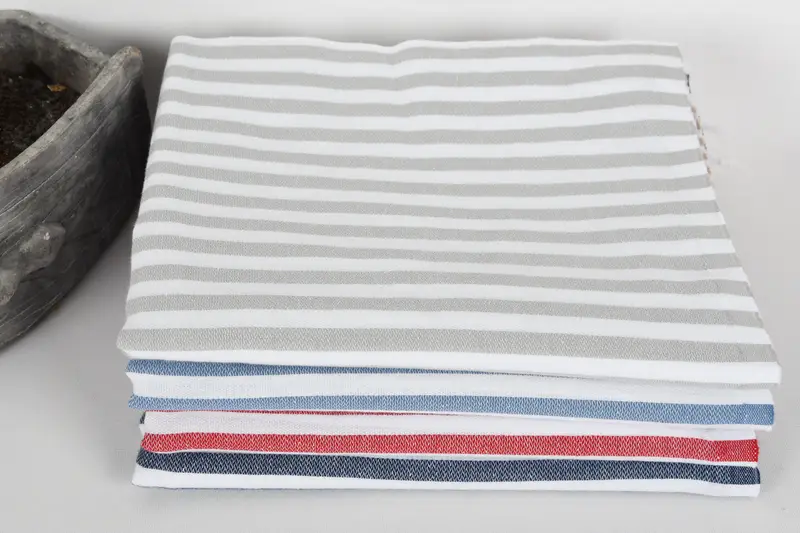 40x24 Cotton Striped Towel, Monogrammed Hand Towel, Bachelor Party Gifts, Towel With Name, Small Bath Towels, Bridesmaid Towel, Personalized Gifts - 4