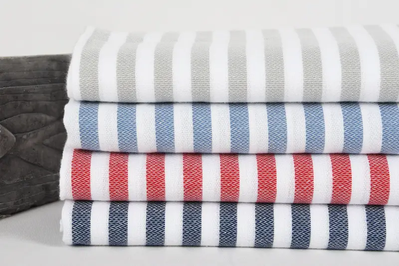 40x24 Cotton Striped Towel, Monogrammed Hand Towel, Bachelor Party Gifts, Towel With Name, Small Bath Towels, Bridesmaid Towel, Personalized Gifts - 2