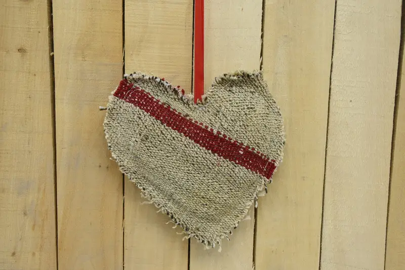 Bohem Desenli Yuvarlak Bardak Altlığı, Bej ve Kırmızı Bardak Altlığı