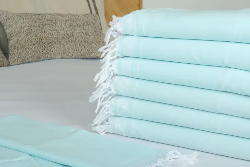 92x56 Cotton Striped Towel, Woven Throw Blanket, Beach Wedding Favor, Bachelor Gifts, Bedspread, Turkish Blanket, Bachelorette Party Items - 3