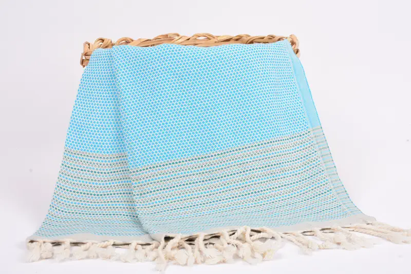Türk Çay havlu, Bachelorette lehine, yaz hediyesi, kişiselleştirilmiş mutfak havlu, organik havlu, monogram mutfak havlusu, 36x20 pamuklu çizgili havlu - 5