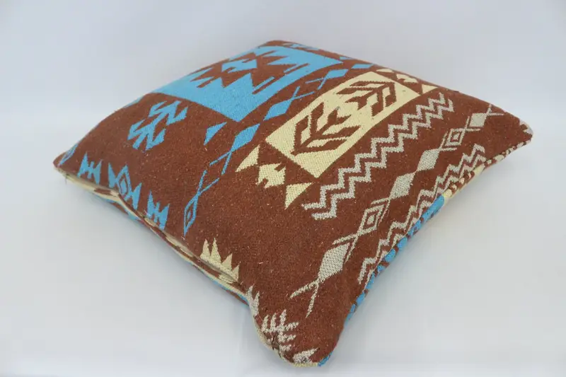 Accent Pillow Sham, Meditation Pillow Cover, Antique Pillows, 28x28 Red Cushion Cover, Vintage Pillow, Interior Designer Pillow, Pillow Cover - 6