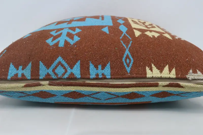 Accent Pillow Sham, Meditation Pillow Cover, Antique Pillows, 28x28 Red Cushion Cover, Vintage Pillow, Interior Designer Pillow, Pillow Cover - 5