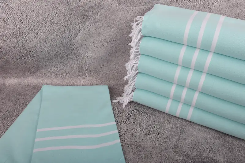 Organic cotton Turkish peshtemal towel, 70x40 Cotton Striped Towel, Handmade Gift, Turkish Towel Beach, Custom Wedding Gifts, Turkish bath towel - 2