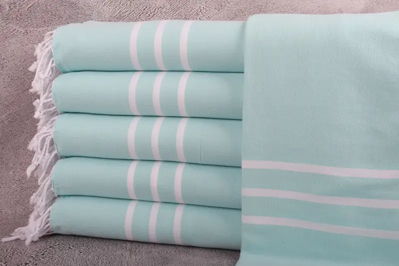 Organic cotton Turkish peshtemal towel, 70x40 Cotton Striped Towel, Handmade Gift, Turkish Towel Beach, Custom Wedding Gifts, Turkish bath towel - 1