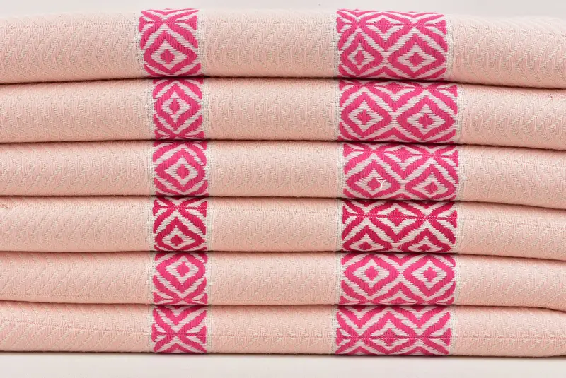 70x40 Cotton Chevron Towel, Fouta towel, Custom Gift, Girls Weekend Getaways Gifts, Quick-Dry Beach Towel, Scarf Towel, Anniversary Gift For Her - 2