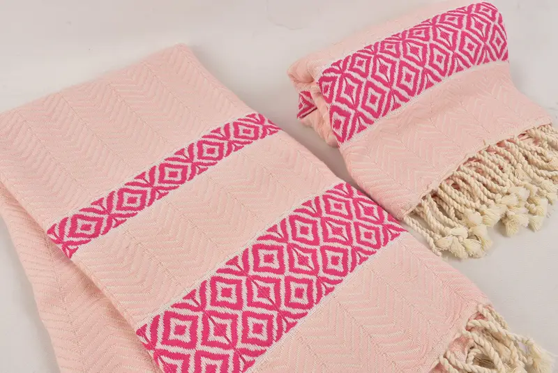 70x40 Cotton Chevron Towel, Fouta towel, Custom Gift, Girls Weekend Getaways Gifts, Quick-Dry Beach Towel, Scarf Towel, Anniversary Gift For Her - 7