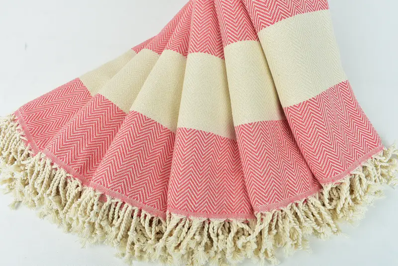 Housewarming Gift, Wedding Shower Gift, Bridesmaid Gifts, Gym Towel, 70x40 Cotton Herringbone Towel, Sand-Resistant Peshtemal, Monogram Beach Towel - 4
