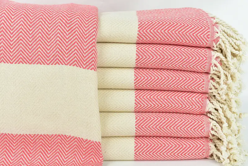 Housewarming Gift, Wedding Shower Gift, Bridesmaid Gifts, Gym Towel, 70x40 Cotton Herringbone Towel, Sand-Resistant Peshtemal, Monogram Beach Towel - 1