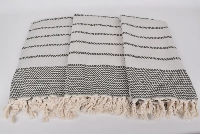 Handwoven Turkish Towel, 80x40 Cotton Diamond Towel, Wedding Gift, Turkish Towel Beach, Turkish Towel Bulk, Gift For Boyfriend, Turkish towel - 7