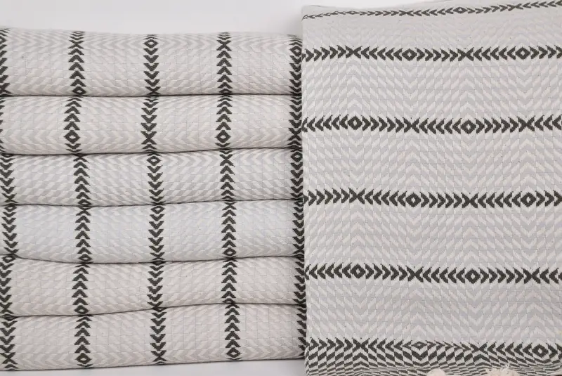 Handwoven Turkish Towel, 80x40 Cotton Diamond Towel, Wedding Gift, Turkish Towel Beach, Turkish Towel Bulk, Gift For Boyfriend, Turkish towel - 1