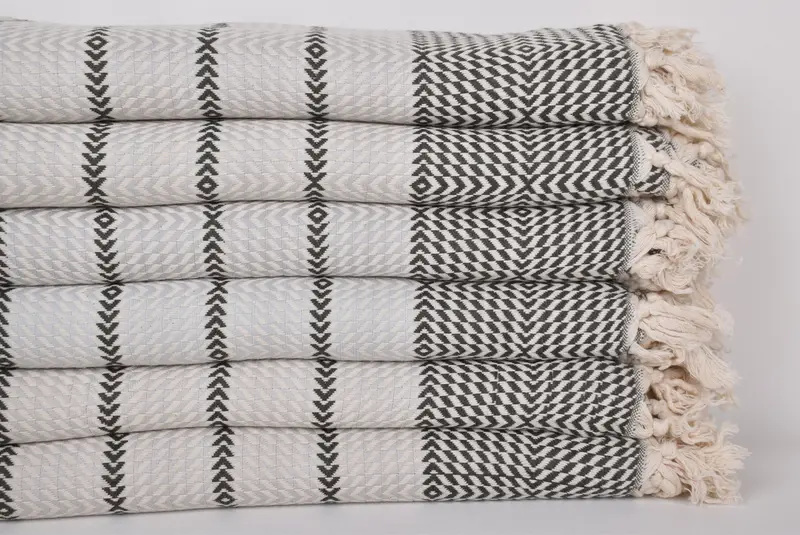 Handwoven Turkish Towel, 80x40 Cotton Diamond Towel, Wedding Gift, Turkish Towel Beach, Turkish Towel Bulk, Gift For Boyfriend, Turkish towel - 2