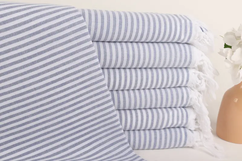 Bridesmaid Gift Towel, Beach towel, Bachelorette Party Decorations, 68x36 Cotton Striped Towel, Custom Beach Towels, Gift Towel, Decorative Towel - 1