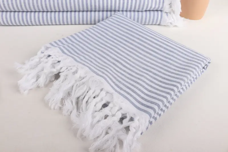 Bridesmaid Gift Towel, Beach towel, Bachelorette Party Decorations, 68x36 Cotton Striped Towel, Custom Beach Towels, Gift Towel, Decorative Towel - 5