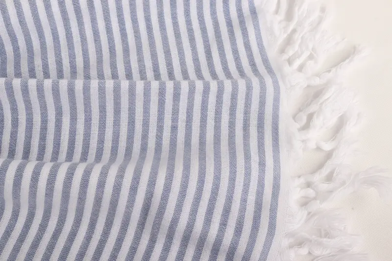 Bridesmaid Gift Towel, Beach towel, Bachelorette Party Decorations, 68x36 Cotton Striped Towel, Custom Beach Towels, Gift Towel, Decorative Towel - 8