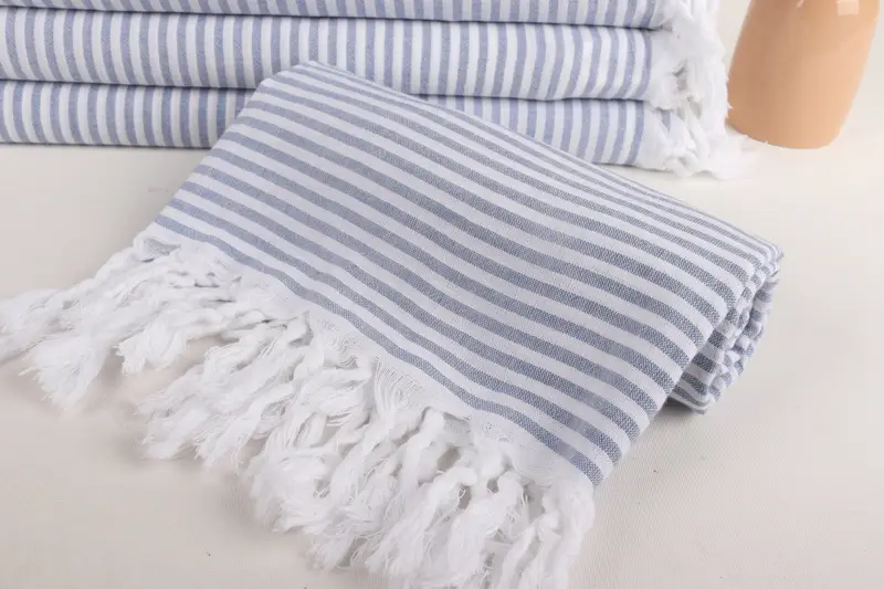 Bridesmaid Gift Towel, Beach towel, Bachelorette Party Decorations, 68x36 Cotton Striped Towel, Custom Beach Towels, Gift Towel, Decorative Towel - 4
