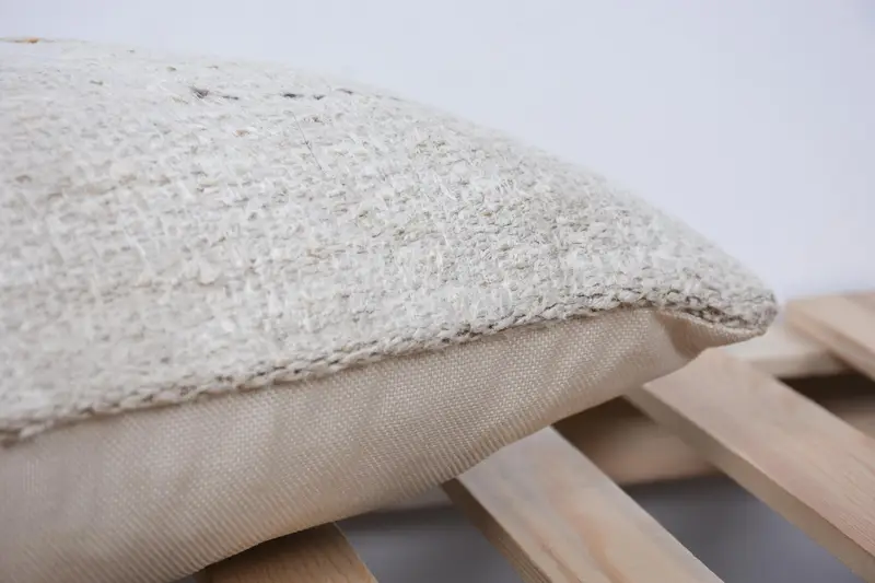12x20 White Cushion, Pillow Sham, Floor Cushion Cover, Ottoman Cushion Case, Boho Pillow Sham Cover, Vintage Kilim Pillow, Kilim Pillow Cover - 7