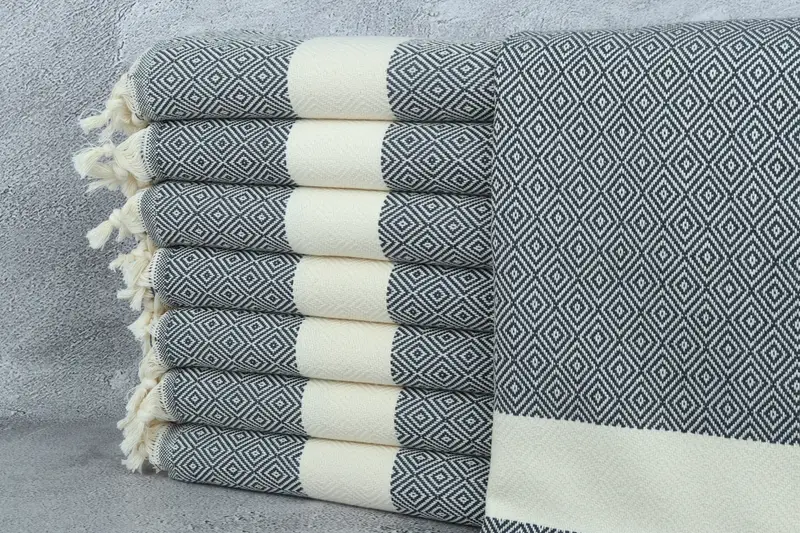 Bathroom Towels, Valentine Day Gift For Her, Wedding Favors, 36x20 Cotton Diamond Towel, Gift For Bride, Turkish Towel Hand Towel, Organic Tea Towel - 1