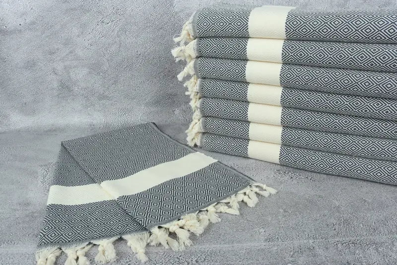 Bathroom Towels, Valentine Day Gift For Her, Wedding Favors, 36x20 Cotton Diamond Towel, Gift For Bride, Turkish Towel Hand Towel, Organic Tea Towel - 2