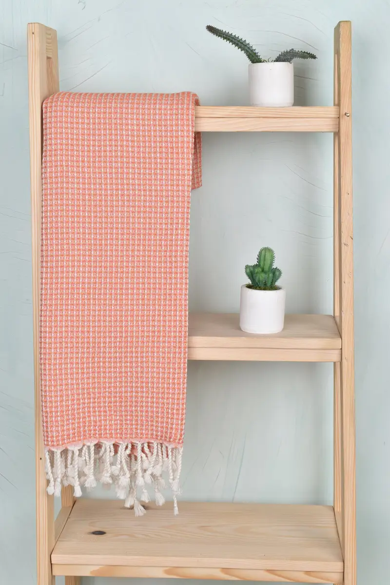 Bridesmaid Gift Towel, Thin towel, Unique Turkish towel with custom embroidery USA, 68x36 Cotton Waffle Towel, Home Decor Gifts, Employee Gifts - 8