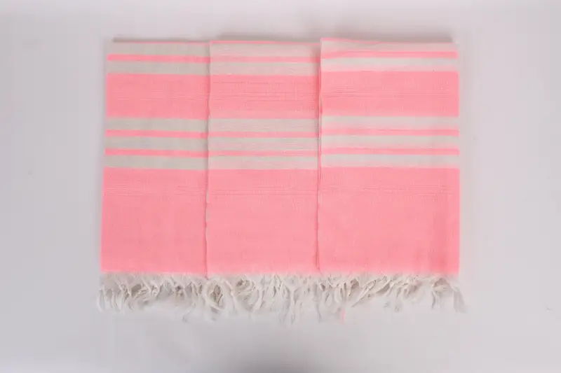 Spa Towel, Beach towel, Lightweight Turkish towel, Bridesmaid Gifts, Employee Gifts, Turkish Beach Towel Monogram, 68x40 Cotton Striped Towel - 7