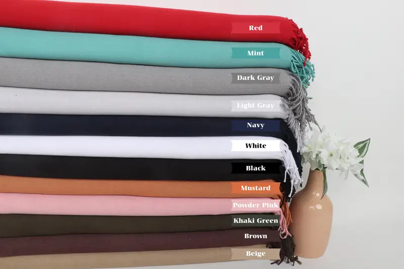 68x28 Cotton Solid Towel, Bridesmaid Towel, Bridesmaid Gift, Home Gift, Bulk Order Towel, Personalized Turkish Towel, Organic Towel, Absorbent towel - 1