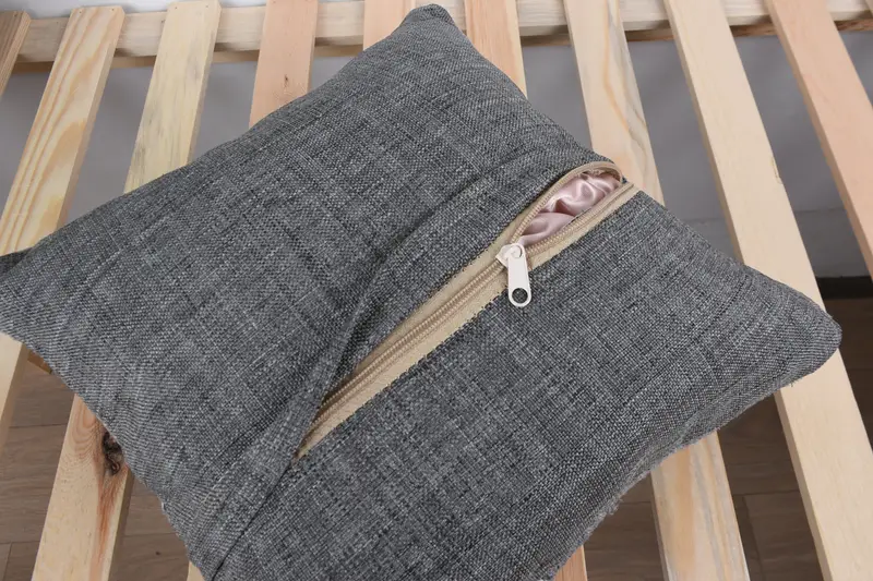 Pattern Throw Cushion Case, Boho Pillow, 14x14 Gray Pillow Sham, Boho Pillow Sham Cover, Pillow Case, Turkish Pillow - 8