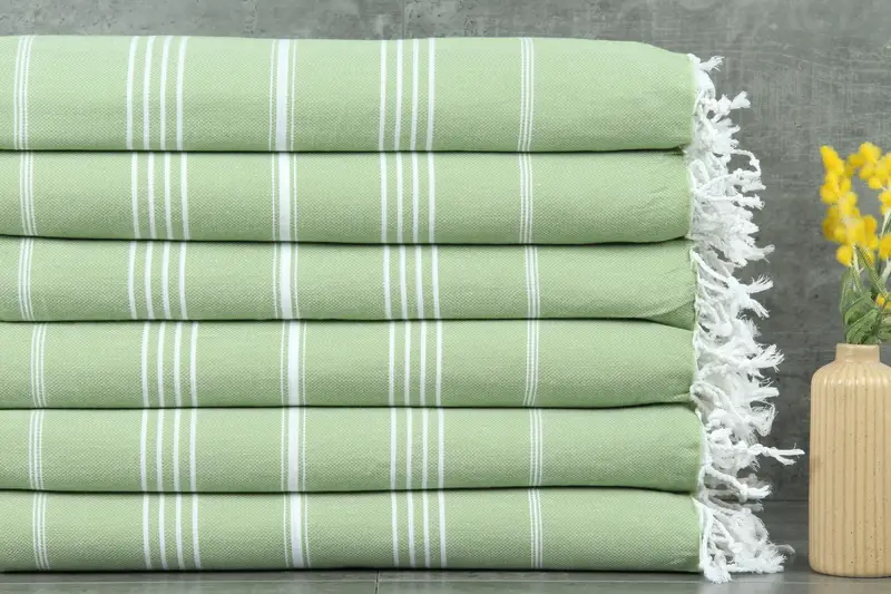 Maid Of Honor Gift, Gift For Wedding Day, 70x40 Cotton Striped Towel, Bridal Shower Gift, Quick-Dry Beach Towel, Travel Towel, Monogram Beach Towel - 1
