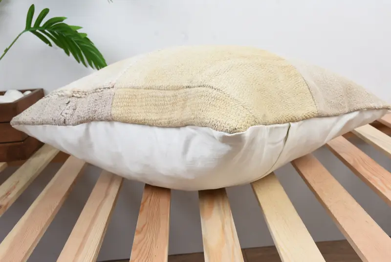 Pillow for Sofa, Decorative Throw Pillow Sham, Boho Pillow Sham Cover, 20x20 White Cushion Case, Throw Kilim Pillow, Pillow Case - 6