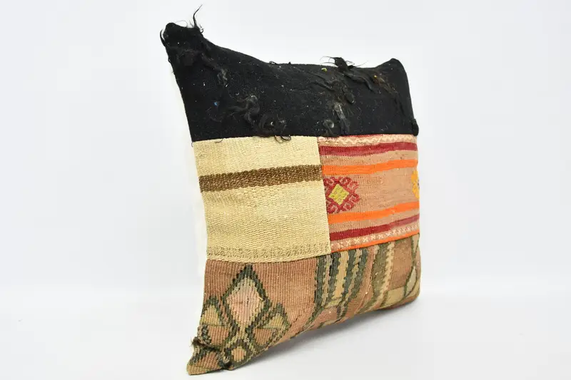 Bohemian Cushion Pillow Cover, 20x20 Brown Pillow Cover, Boho Pillow, Cushion Cover, Interior Designer Pillow, Boho Pillow Sham Cover - 3