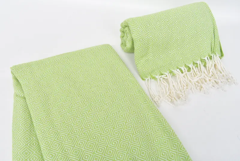70x38 Cotton Diamond Towel, Turkish towel, Bachelorette Party Gift, Lightweight towel, Family Gift, Custom Name Towel, Beach Wedding Favor - 7