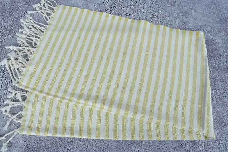 Customized Turkish Towel, Beach Wedding Favor, Custom Hand Towel, Kitchen Towel, 40x24 Cotton Striped Towel, Birthday Gift, Turkish Hand Towel - 6