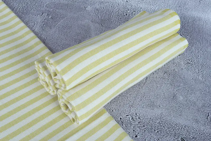 Customized Turkish Towel, Beach Wedding Favor, Custom Hand Towel, Kitchen Towel, 40x24 Cotton Striped Towel, Birthday Gift, Turkish Hand Towel - 7