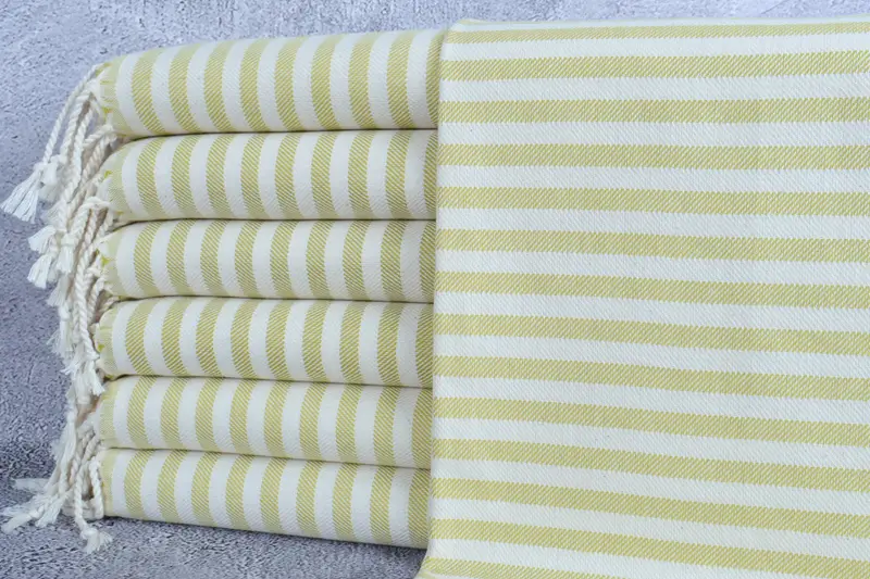 Customized Turkish Towel, Beach Wedding Favor, Custom Hand Towel, Kitchen Towel, 40x24 Cotton Striped Towel, Birthday Gift, Turkish Hand Towel - 1