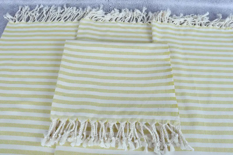 Customized Turkish Towel, Beach Wedding Favor, Custom Hand Towel, Kitchen Towel, 40x24 Cotton Striped Towel, Birthday Gift, Turkish Hand Towel - 4