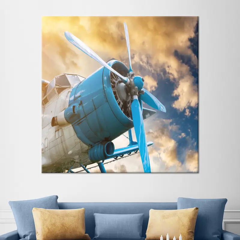 芸術的なプリントキャンバスの傑作で空間をグレードアップ