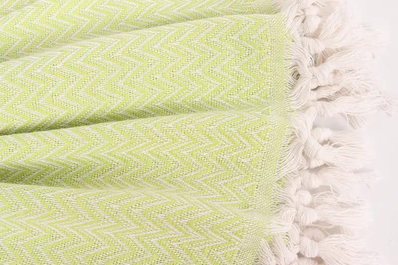 Beach Theme Wedding Gift, Wedding Favors, Personalized Gifts, Wedding Gift Ideas, Custom Blanket, 76x64 Cotton Zig zag Towel, Extra Large Tablecloth - 8