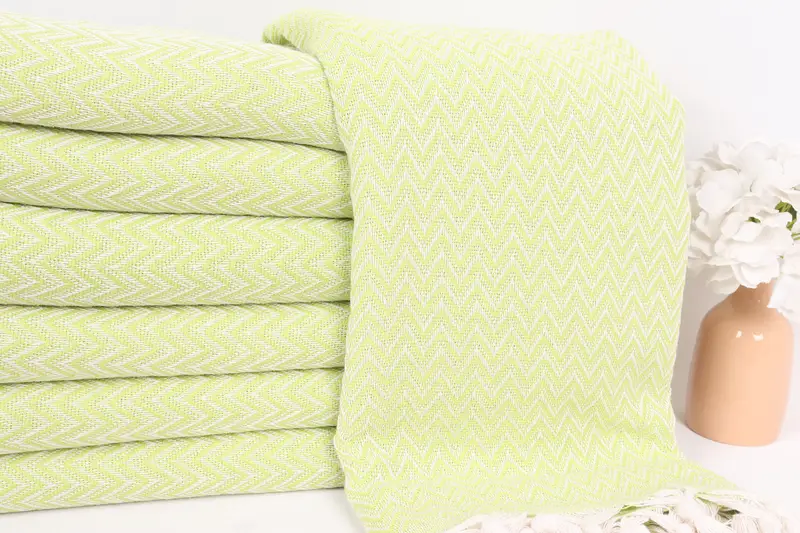 Beach Theme Wedding Gift, Wedding Favors, Personalized Gifts, Wedding Gift Ideas, Custom Blanket, 76x64 Cotton Zig zag Towel, Extra Large Tablecloth - 2
