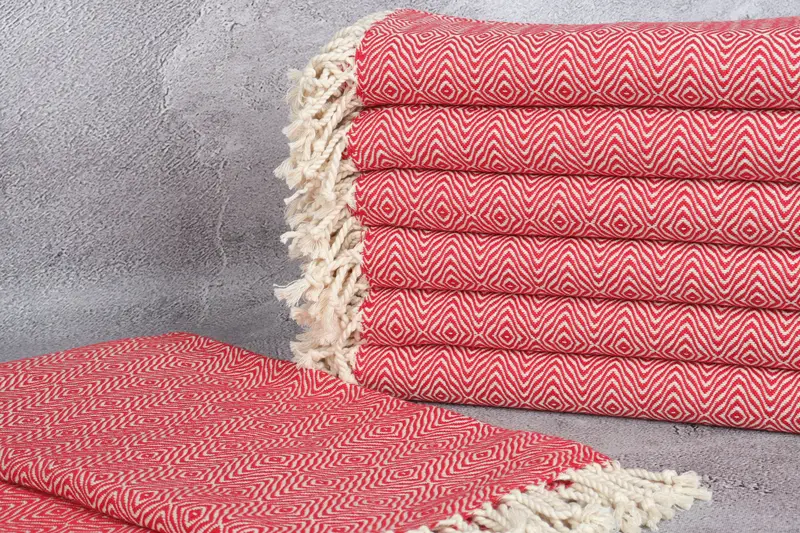 Wedding Gifts Towel, 70x40 Cotton Zigzag Diamond Towel, Wedding Gift, Personalize Gift, Custom Wedding Gift From Bridesmaid, Quick-dry peshtemal - 2