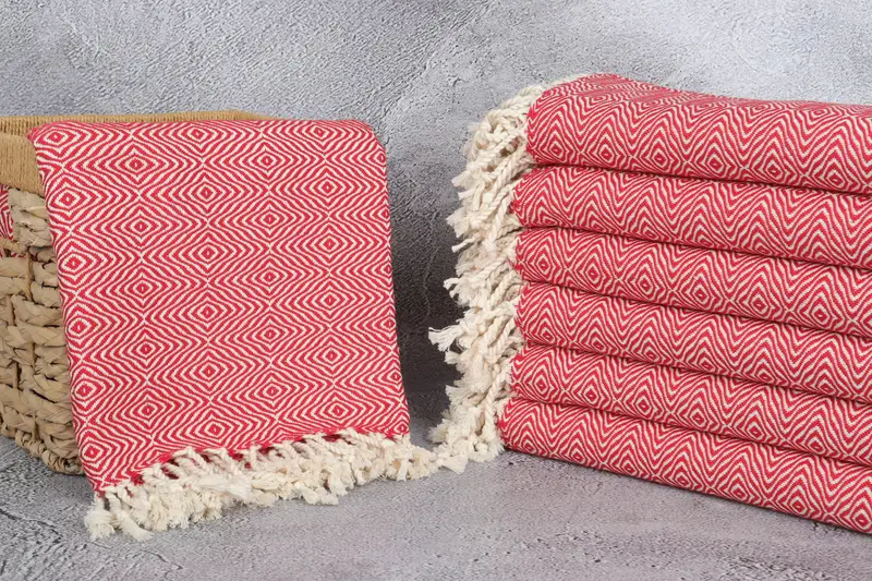 Wedding Gifts Towel, 70x40 Cotton Zigzag Diamond Towel, Wedding Gift, Personalize Gift, Custom Wedding Gift From Bridesmaid, Quick-dry peshtemal - 3