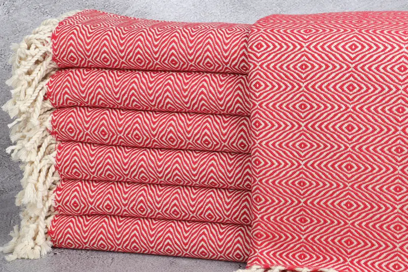 Wedding Gifts Towel, 70x40 Cotton Zigzag Diamond Towel, Wedding Gift, Personalize Gift, Custom Wedding Gift From Bridesmaid, Quick-dry peshtemal - 1