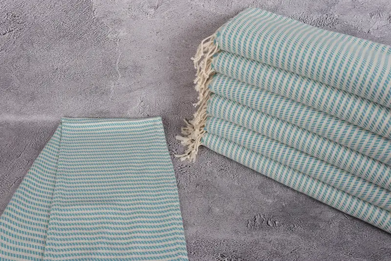 Personalized Turkish Towel, 40x20 Cotton Polka Dot Towel, Turkish Hand Towel, Embroidery Towel, Travel Towel, Bathroom Towels, Wedding Favors - 2