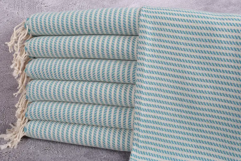 Personalized Turkish Towel, 40x20 Cotton Polka Dot Towel, Turkish Hand Towel, Embroidery Towel, Travel Towel, Bathroom Towels, Wedding Favors - 1