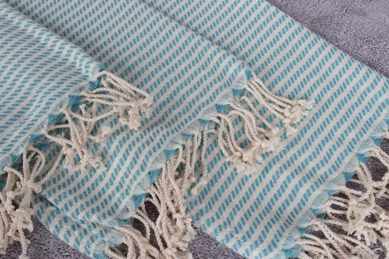 Personalized Turkish Towel, 40x20 Cotton Polka Dot Towel, Turkish Hand Towel, Embroidery Towel, Travel Towel, Bathroom Towels, Wedding Favors - 5