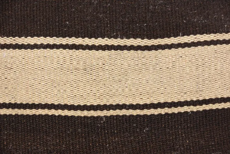 Pillow Case, 14x14 Brown Cushion Cover, Pillow for Sofa, Toss Pillow, Turkish Kilim Pillow, Handmade Kilim Cushion - 3