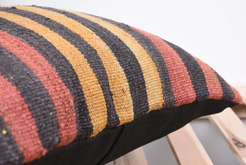 Decorative Pillow, Vintage Pillow, Boho Pillow, 18x18 Red Pillow Cover, Cushion Cover, Meditation Cushion Case, Pillow for Couch - 7