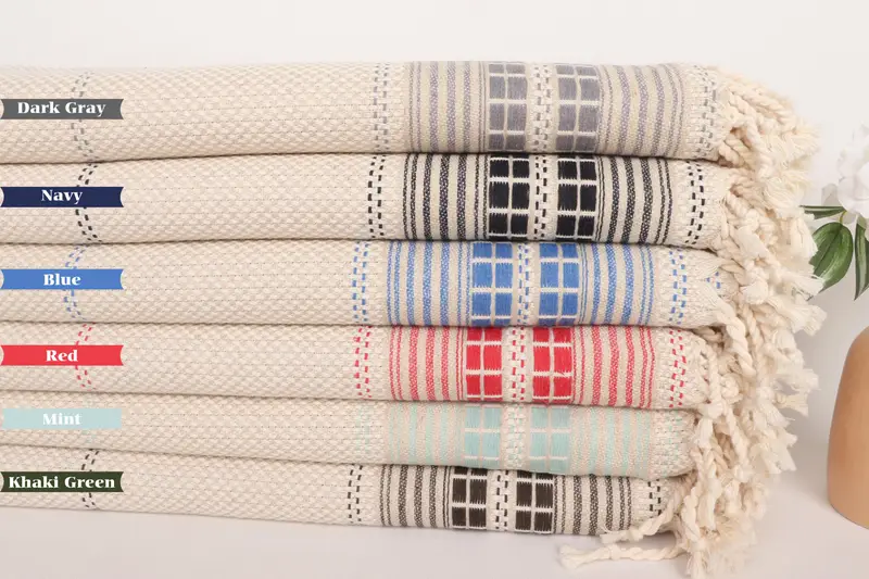 Beach Bachelorette Party Decorations, Beach Towel Gift, Gift Towel, Monogram Turkish Towel, Kids Beach Towel, 68x40 Linen Striped Towel, Soft towel - 2